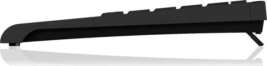 Tastierë mini KeySonic ACK-540U+, me touchpad, USB, QWERTZ, e zezë