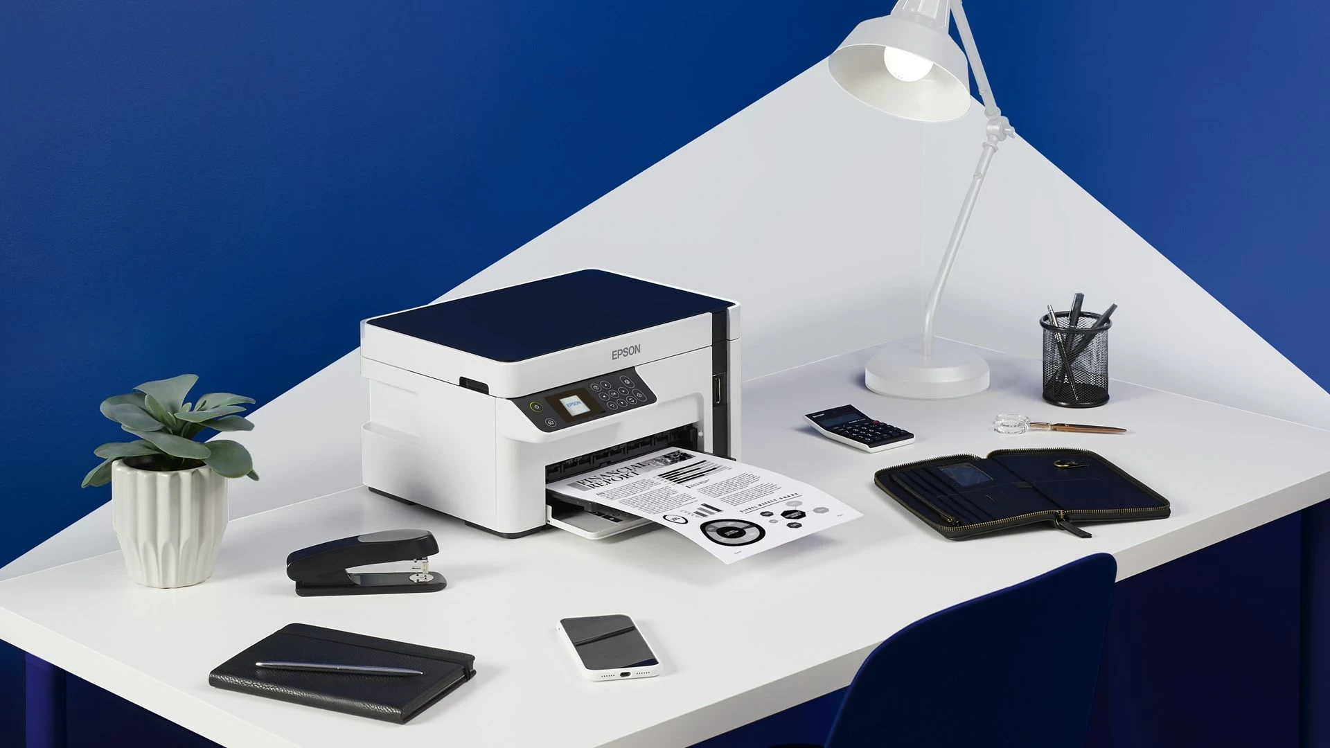 Printer Epson EcoTank M2120, Inkjet, Wi-Fi, Bardhë