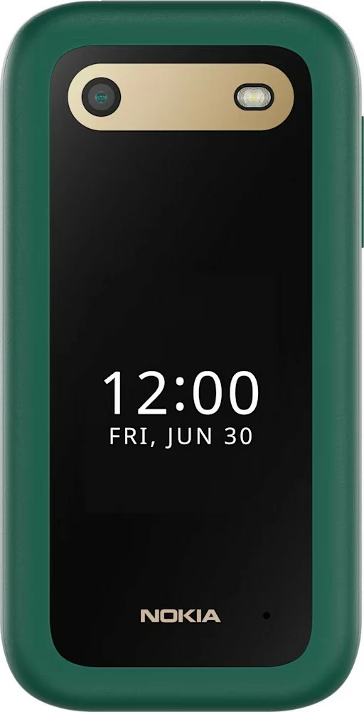 Telefon Nokia 2660 Flip, Dual SIM, 128 MB, 1450 mAh, Gjelbër