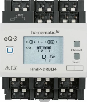 Aktuator për bllokim Homematic IP eQ-3 HMIP-DRBLI4, 4 kanale, i bardhë