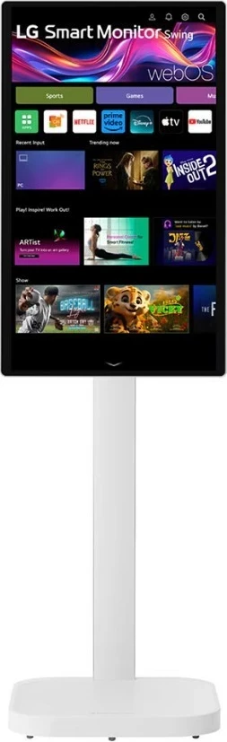 Monitor LG Swing 32U889SA 31.5 inç 4K IPS Touchscreen HDR10 bardhë