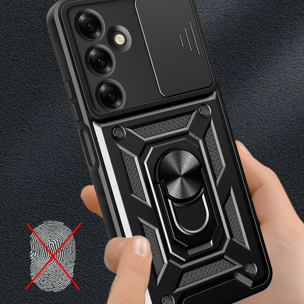 Mbështjellës Tech-Protect Camshield Pro për Samsung Galaxy M35 5G, i zi