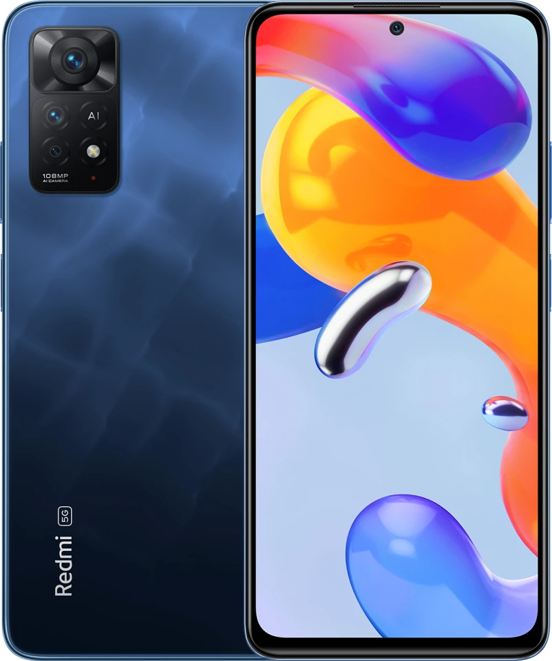 Celular Xiaomi Redmi Note 11 Pro, 6.67", 6+128GB, 5G, i kaltër