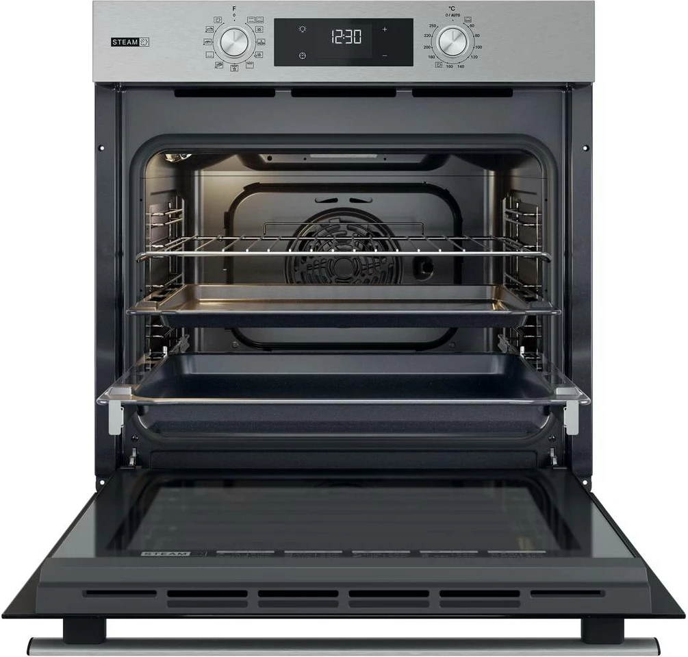 Furrë e integrume Whirlpool OMSR58CU1SX 71L A+ me pastrim katalitik, inoks