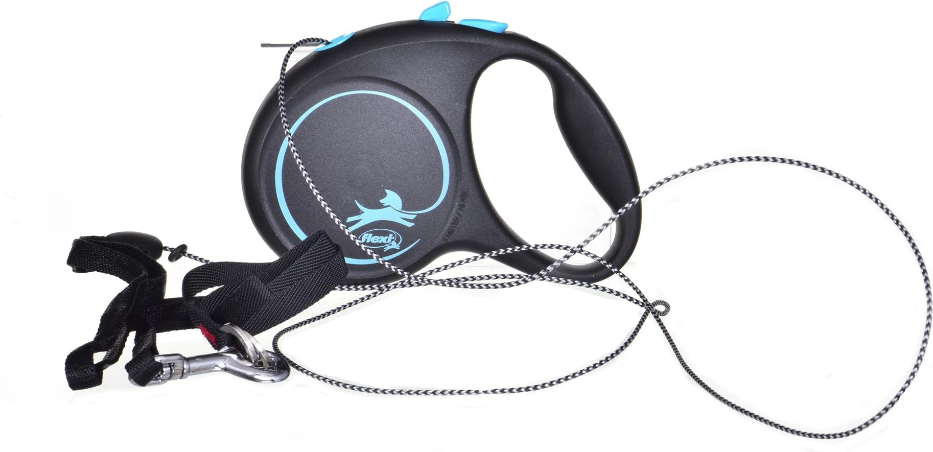 Litar për kafshë Flexi Retractable lead, 5m, e zezë