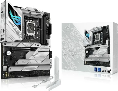 Pllakë amë ASUS ROG STRIX Z790-A GAMING WIFI II, Intel, LGA 1700, DDR5-SDRAM, 128 GB, argjendtë