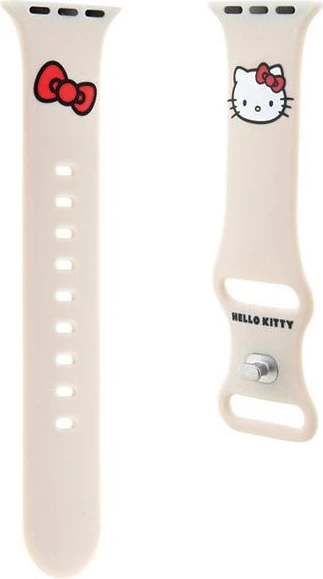 Rrip silikoni Hello Kitty për Apple Watch 38/40/41mm, bezhë