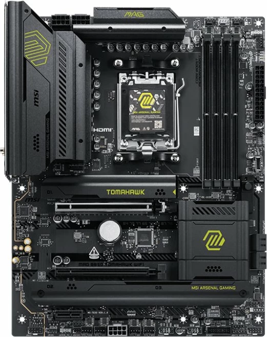 Pllakë amë MSI MAG B850 TOMAHAWK WIFI ATX, DDR5, Wi‑Fi 7