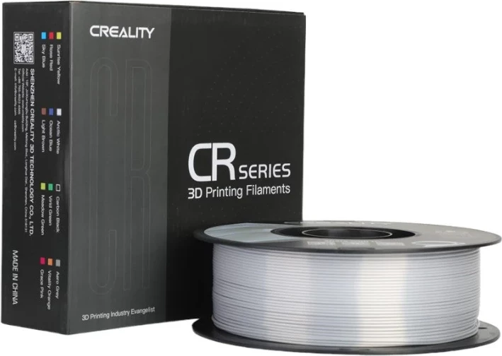 Filament 3D Creality CR-Silk PLA, 1.75 mm, 1 kg, argjendtë