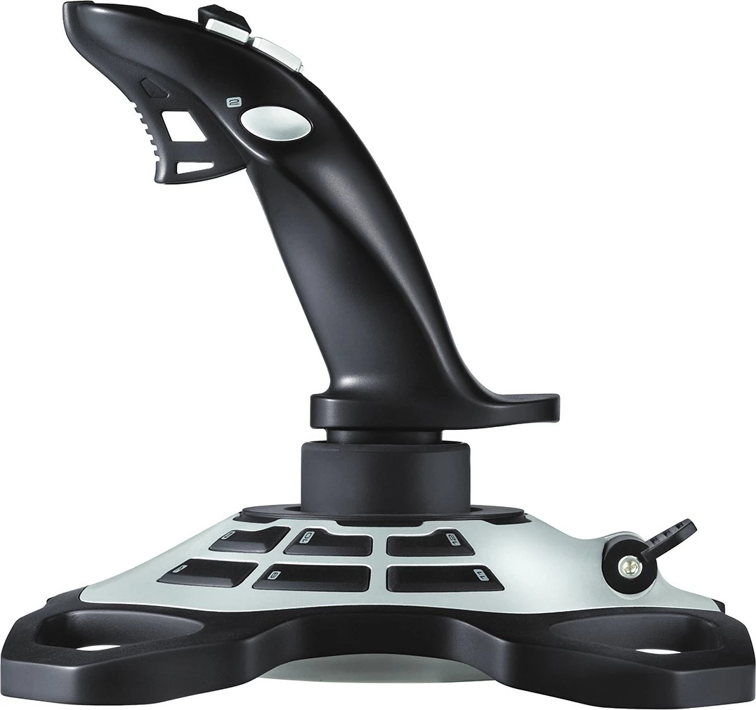 Joystick Logitech G Extreme 3D PRO, PC, Digital, Wired, USB 2.0, Zi, Bardhë