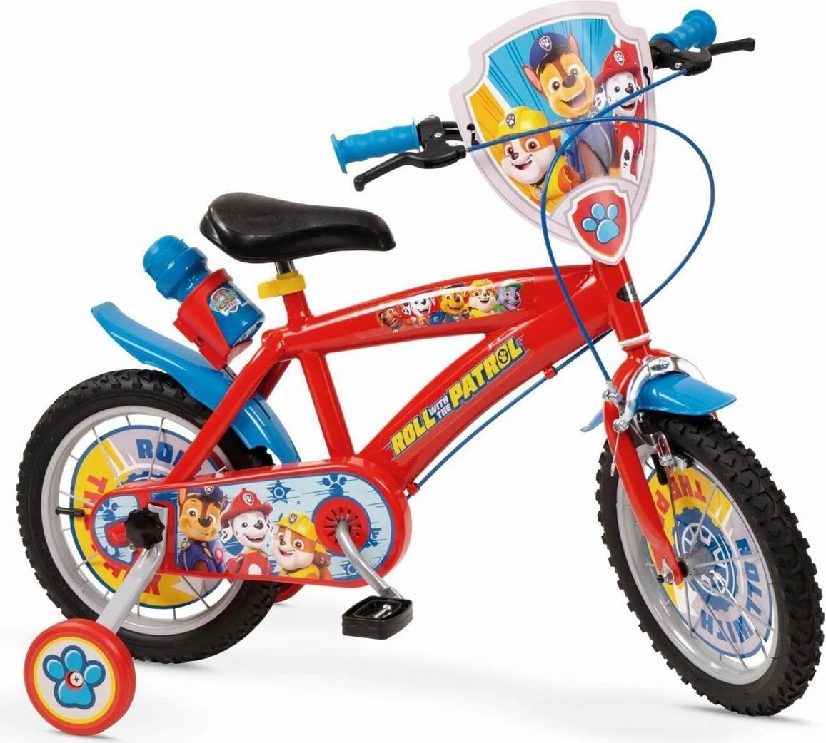 Biçikletë për fëmijë 14" Paw Patrol Red 1478 Boy NEW TOIMSA