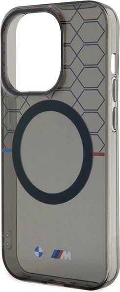 Mbështjellës BMW Pattern MagSafe për iPhone 13 Pro Max, Gri