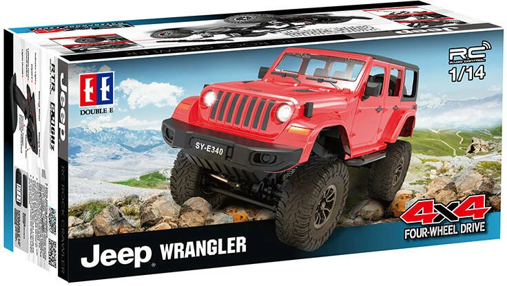 Makine me telekomandë Double Eagle Jeep Crawler Pro E340-003, 1:14, e kuqe