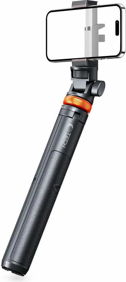 Selfie stick me tripod Tech-Protect L03S, me telekomandë Bluetooth, 148cm, Bardhë