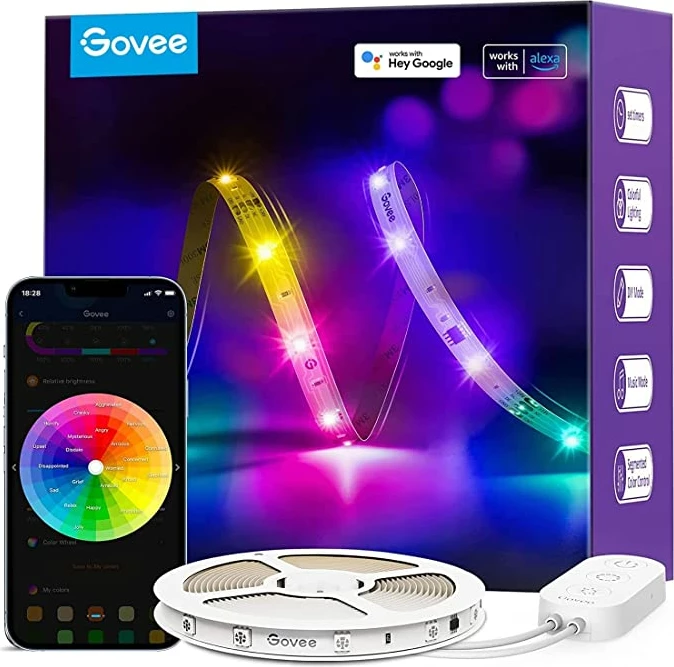 Shirit LED Govee RGBIC Basic 5 m, Wi‑Fi + Bluetooth