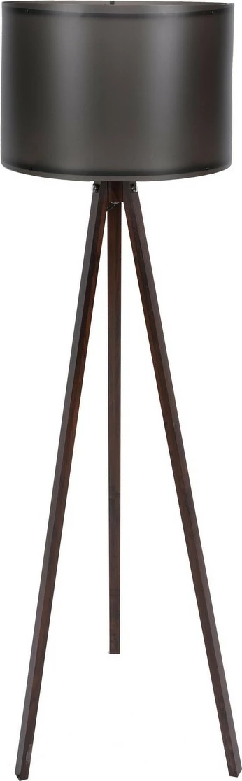 Llambë dyshemeje Opviq, ngjyrë e zezë dhe arre, 145 cm