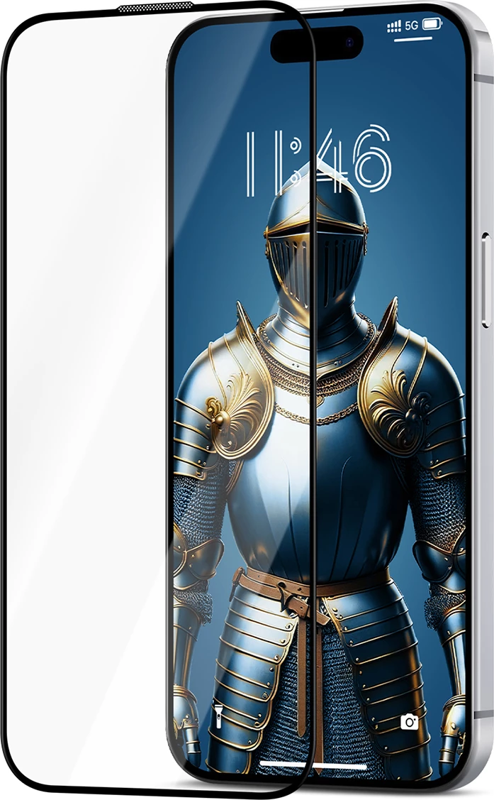 Xham i temperuar Joyroom JR-MAR0317 për iPhone 15 Plus/16 Plus, anti-refleks, 0.33mm