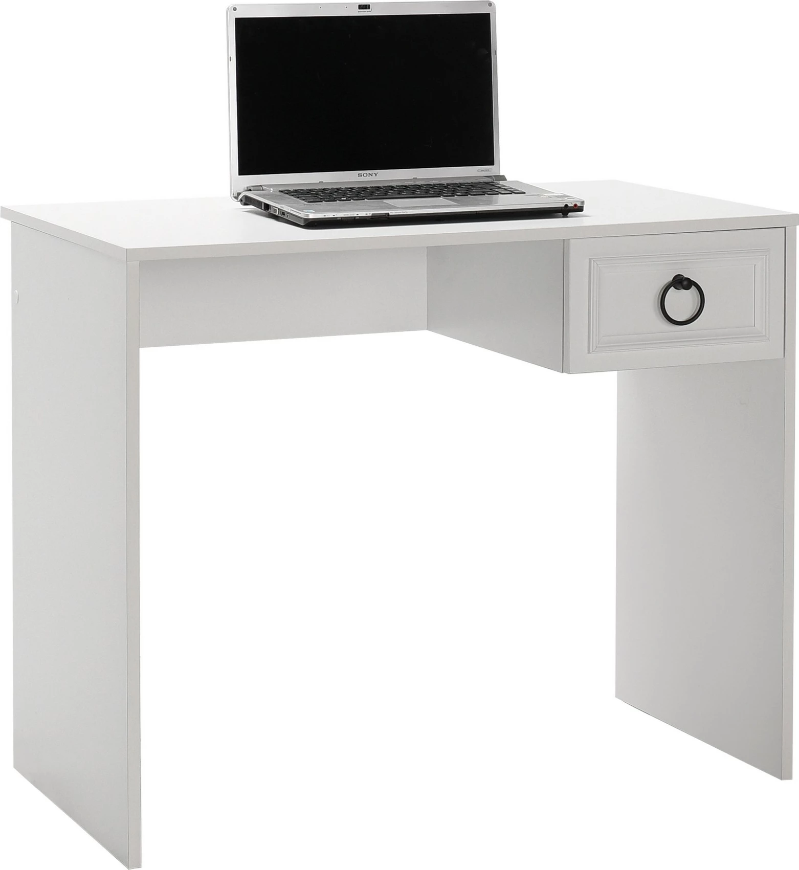 Tavolinë studimi Hanah Home, e bardhë, Cms-1301-Bb-1