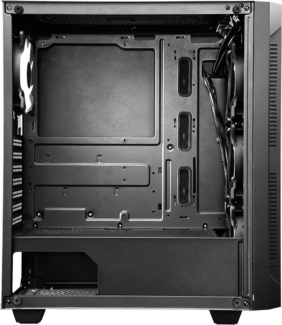 Kasë Chieftec Hunter GS-01B-OP, midi tower, xham i temperuar, RGB, e zezë