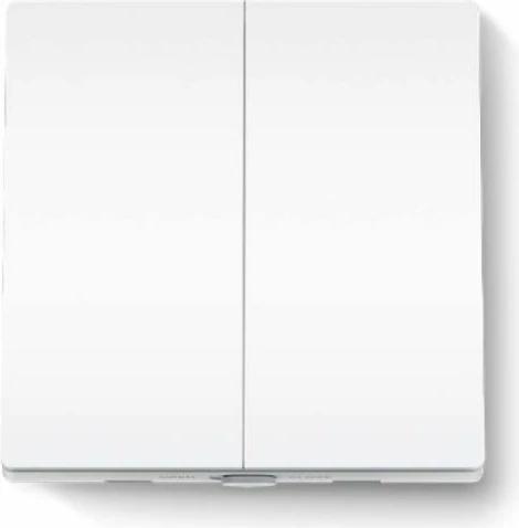 Switch i mençur i dritës TP-LINK Tapo S220, 2-gang 1-way, i bardhë