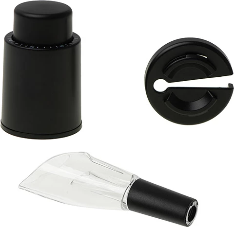 hapëse vere elektrike, Camry CR 4510, me prerëse folie, tapë vakumi me shënues date dhe derdhës, me bateri 4xAA, e zezë, set