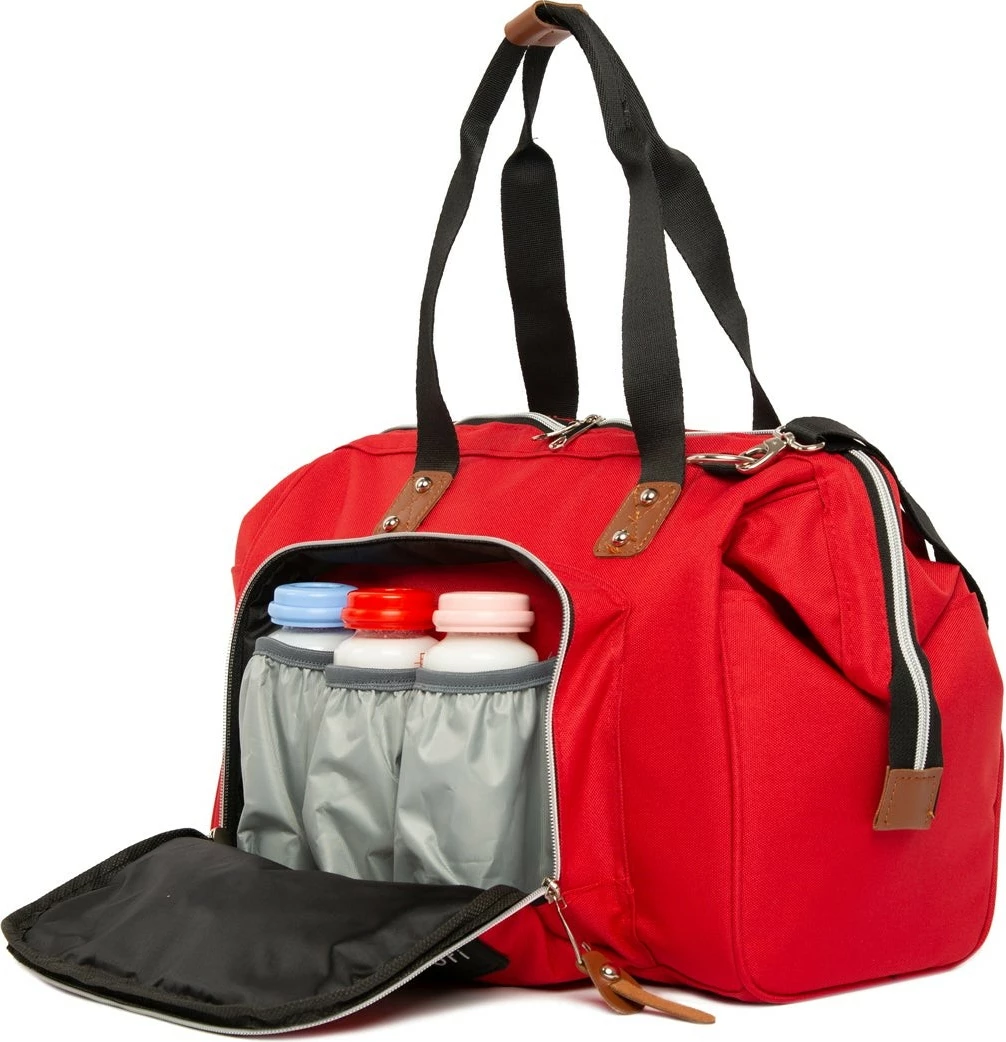 Çantë për pelena, Zoozie Bags, e kuqe, 2154 - 32136