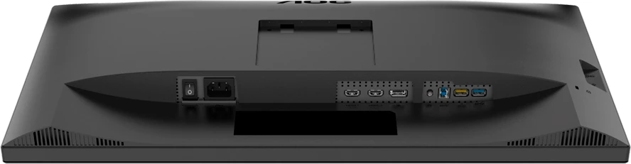 Monitor AOC Q27P3QW 27" QHD IPS 100Hz me webcam 2MP, USB hub, altoparlantë, Full Ergo, i zi