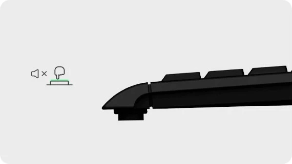 Tastierë KeySonic KSK-3011ELC, me kabllo, LED, QWERTZ, e zezë