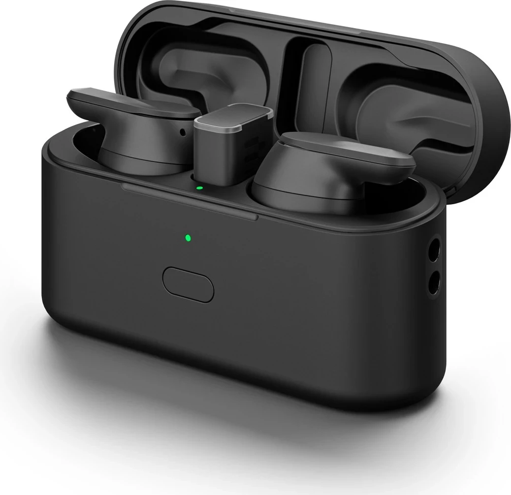 Kufje EPOS ADAPT E1TWS, True Wireless, Bluetooth 5.3, të zeza, me kuti karikimi