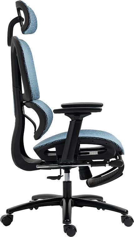 Karrige për zyre Verdant, e kaltër/e zezë