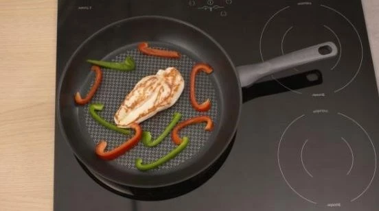 Tiganë Tefal Daily Cook G7132S55, set 2 copë, 24/28 cm, Titanium