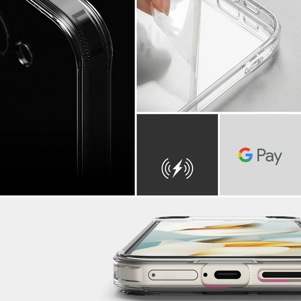 Mbështjellës Ringke Fusion për Google Pixel 9A, Transparent