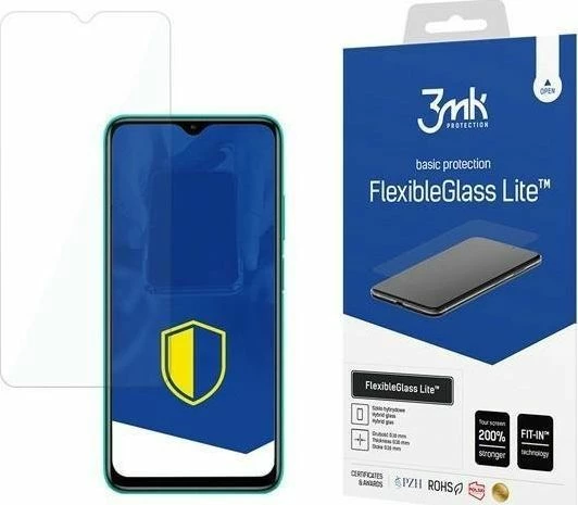 Xham hibrid mbrojtës 3MK FlexibleGlass Lite për Xiaomi Redmi 9T, 0.16 mm, 6H, 1 copë