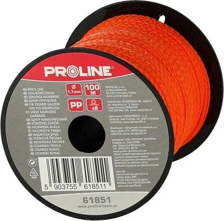 Spango murature PROLINE 61850 1.7mm 50m, portokalli