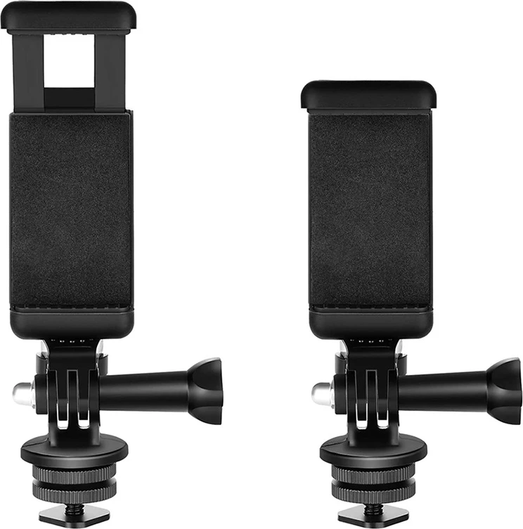 Mbajtës telefoni/kamere sportive Hurtel me adapter, i zi