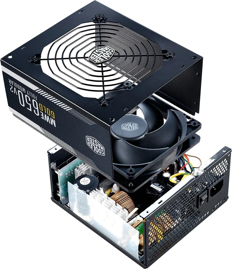 Furnizues i Energjisë Cooler Master MWE Gold 650 - V2, i Plotësisht Modular, 650 W, i Zi