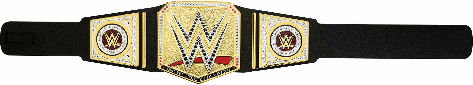 Rrip kampionati WWE Undisputed Mattel HYJ35 91 cm, i rregullueshëm, i zi/ari, 1 copë