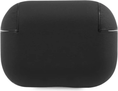 Mbështjellës BMW për AirPods Pro, lëkurë natyrale, i zi