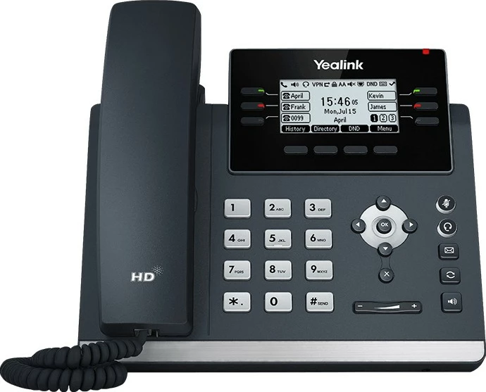 Telefon IP Yealink SIP T42U, Wireless, Gri