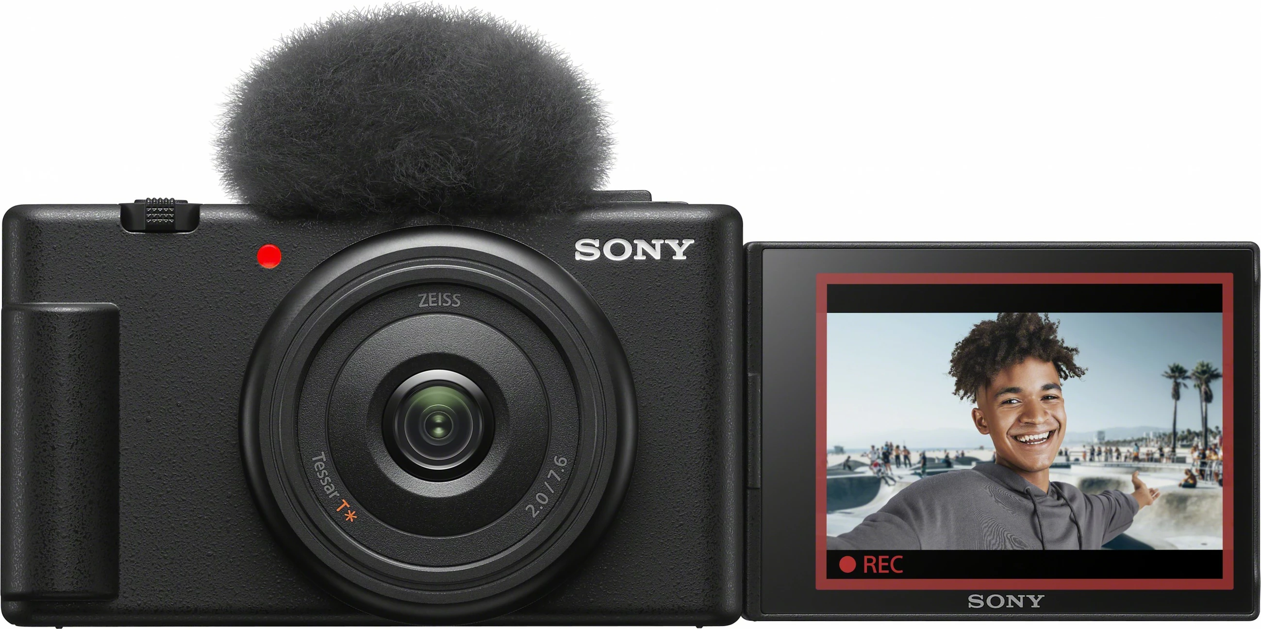 Aparat fotografik Sony ZV-1F, 20.1MP, 4K Ultra HD, Ekran me prekje, i zi