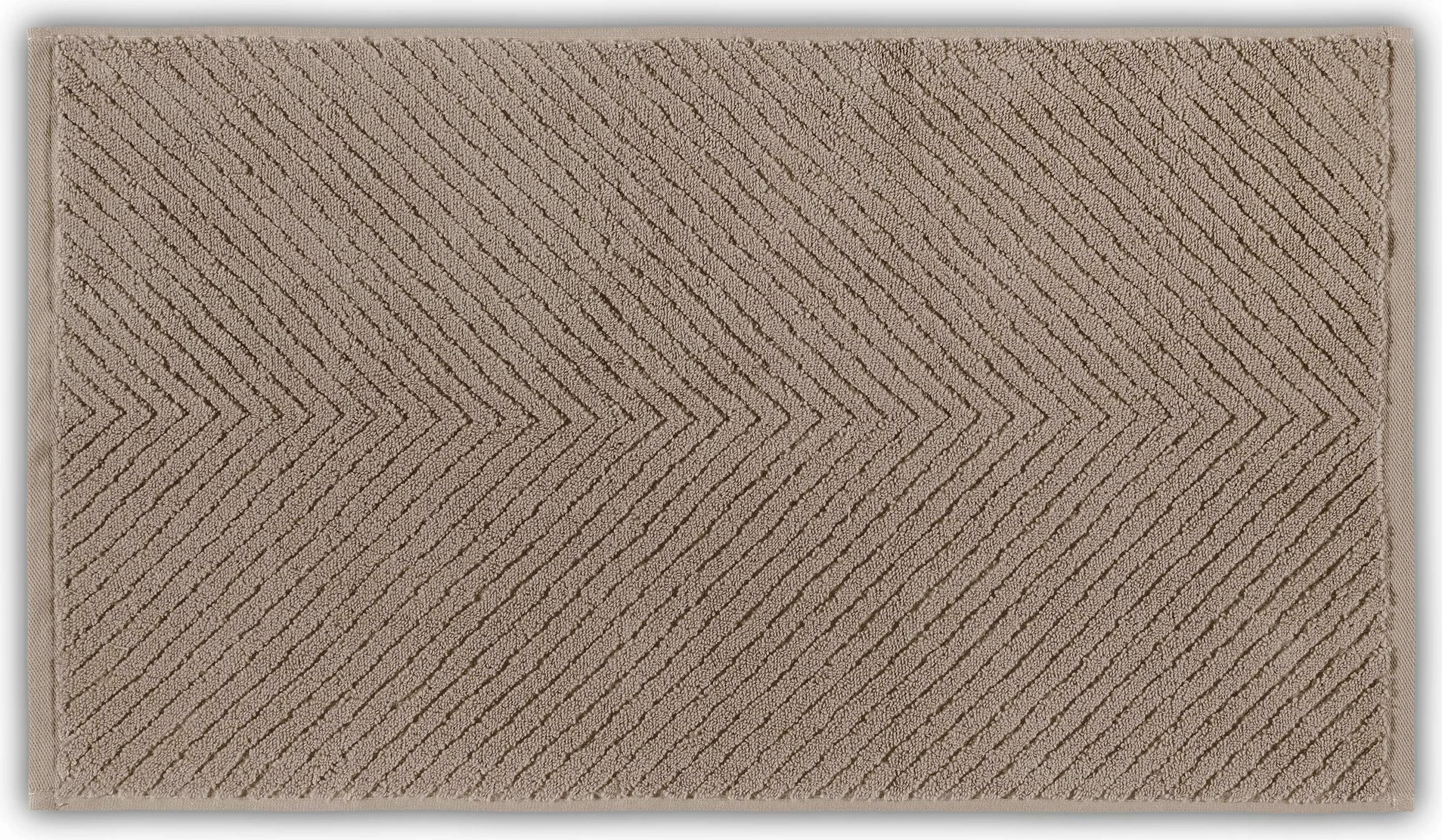 Peshqir banje Mijölnir, model Chevron, ngjyrë kafe
