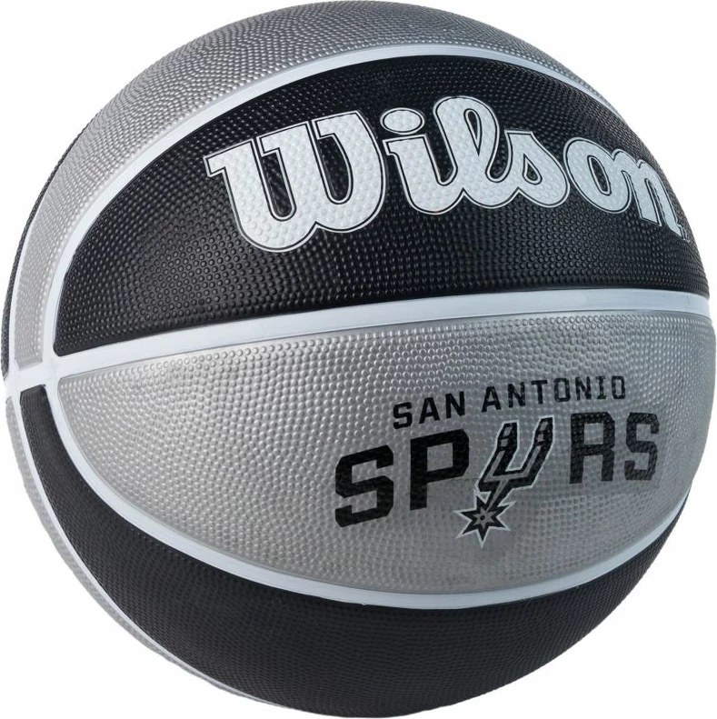 Top Basketbolli Wilson, NBA Team San Antonio Spurs, Ngjyrë e zezë dhe argjendi