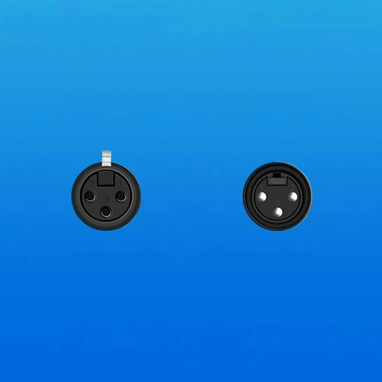 Kabllo audio Ugreen AV130 66717, XLR (femër) në XLR (mashkull), 2m, e zezë