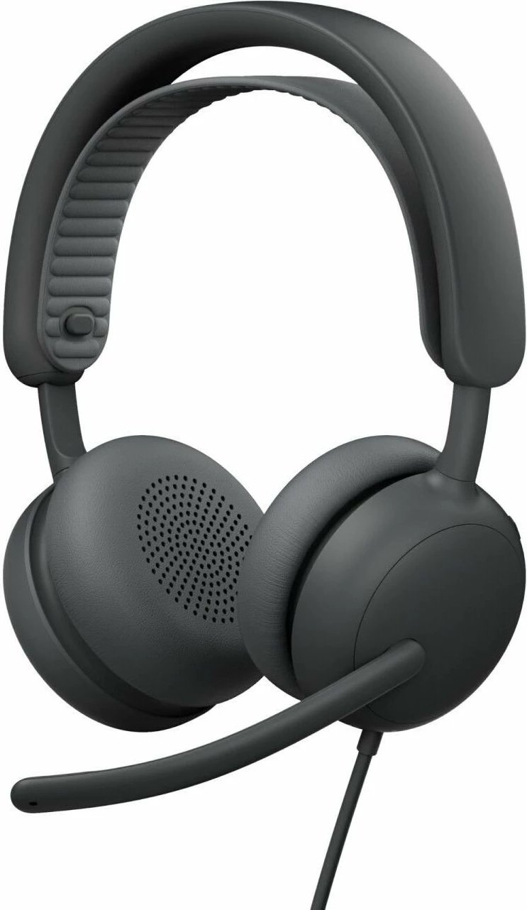Kufje Logitech Zone Wired 2 981-001619, USB-C, me mikrofon, ANC hibride, kabllo 1.9 m, të zeza