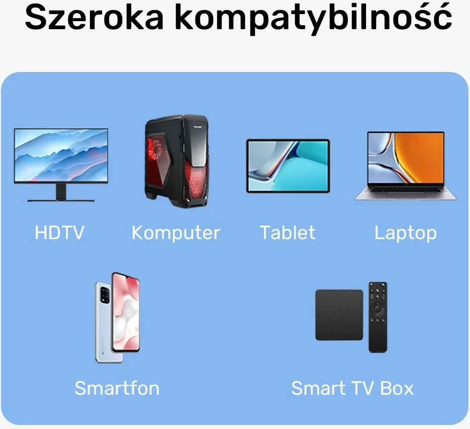 Nadaç HDMI pa kabllo Unitek, 50m, i zi