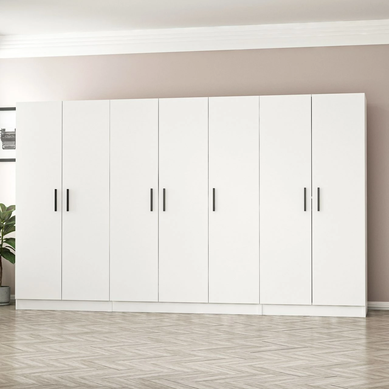 Dollap Skye Decor, i bardhë, 3808