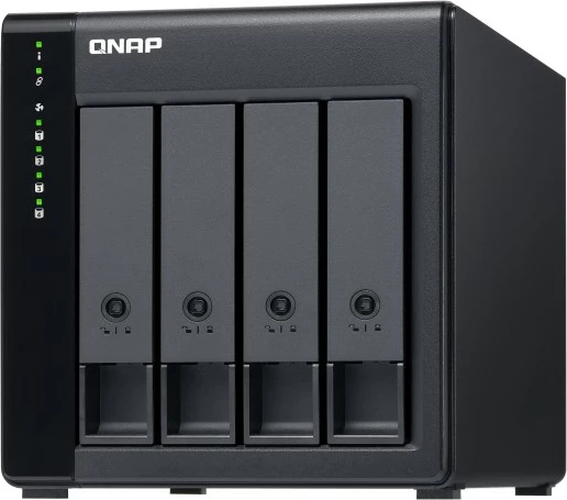 Kasë zgjerimi QNAP TL-D400S, 4 vende, SATA, desktop, e zezë