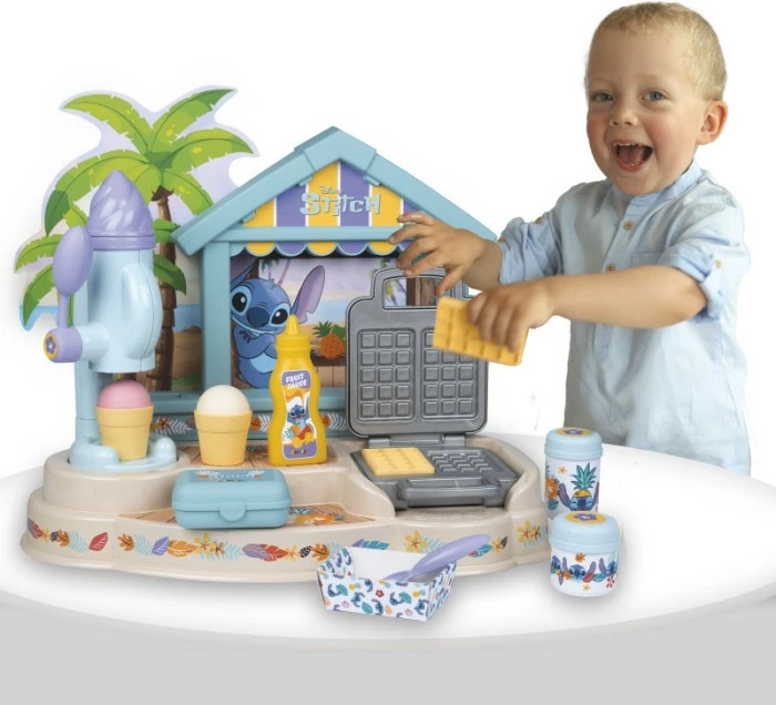 Set lodrash Smoby Stitch Beach Bar, 12 aksesorë, shumëngjyrësh