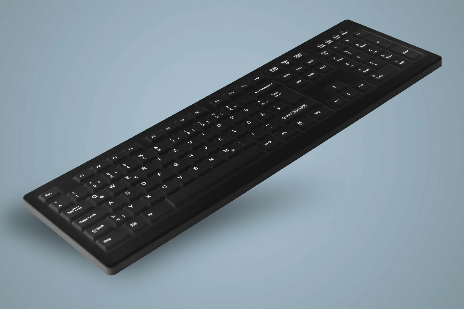 Tastierë Cherry AK-C8100, Full-size, Wired, USB, Membrane, QWERTZ, E zezë