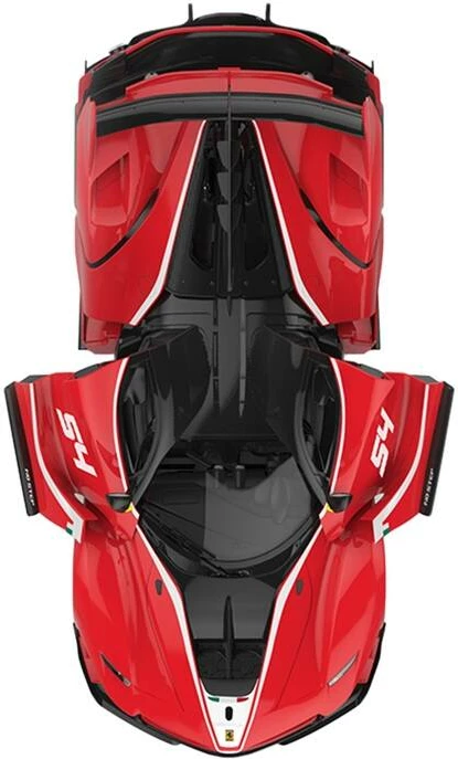 Makine me telekomandë RASTAR Ferrari FXXK 1:18 për vetë-montim, e kuqe